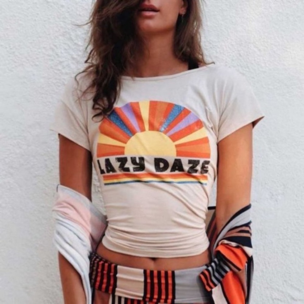 Women’s Vintage “Lazy Daze” Tee